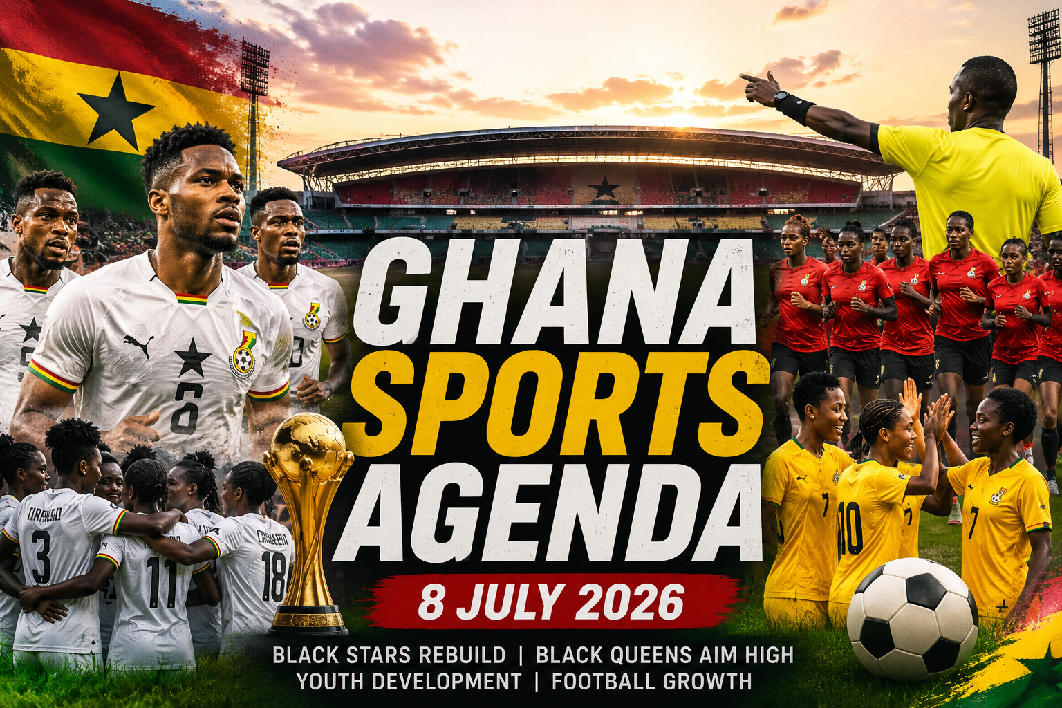 Ghana Sports Agenda: Black Stars Reset and Women’s Football Focus