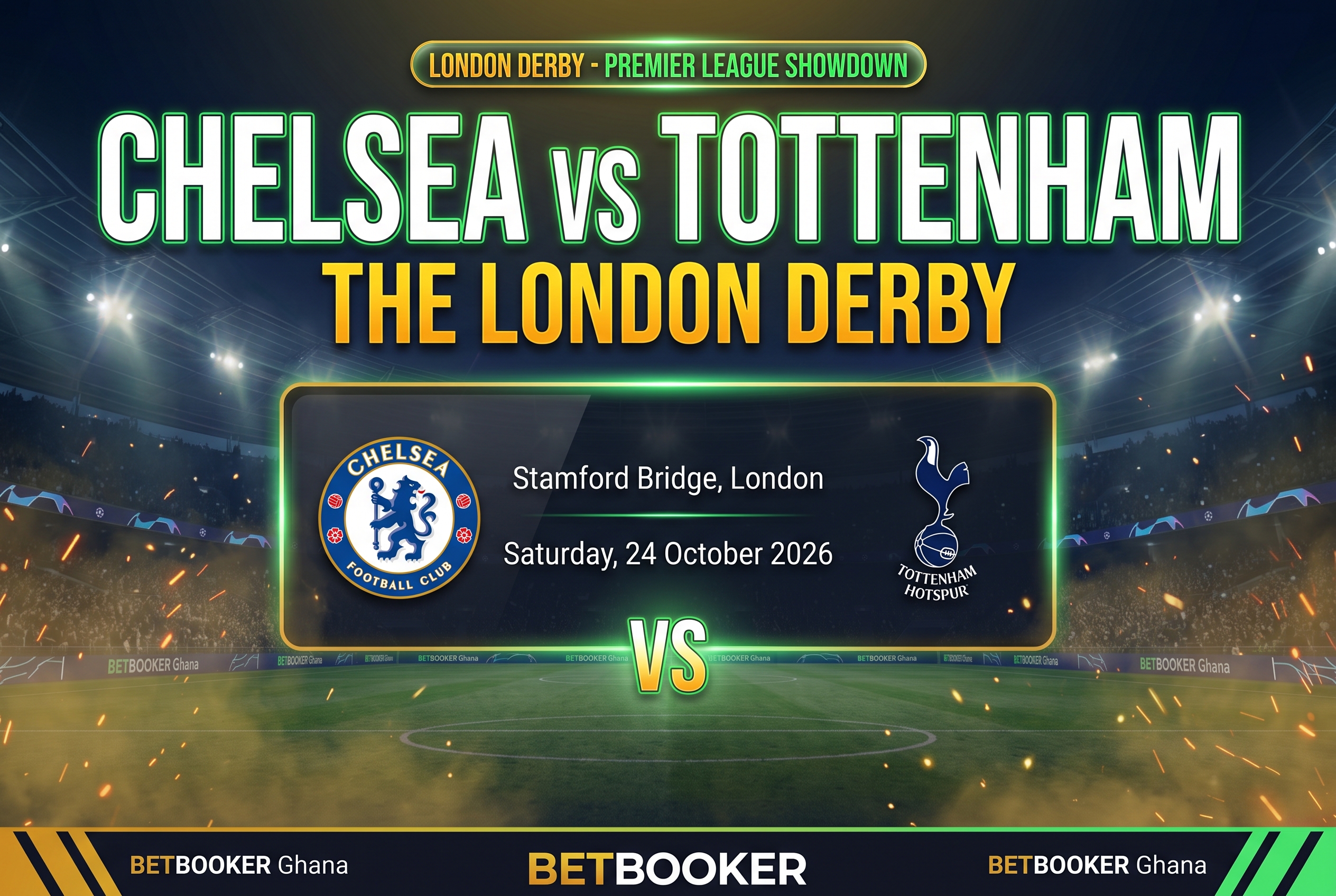 ⚔️ London Derby Clash: Chelsea vs Tottenham Hotspur